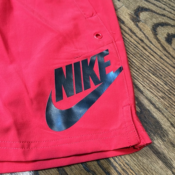 Red Nike board shorts - Picture 3 of 8